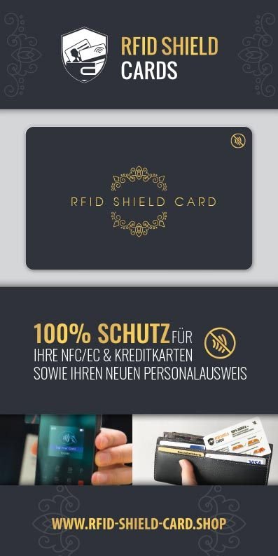 RFID SHIELD CARD - Ornamente